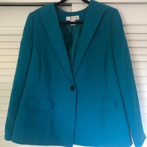Tahari Teal Blazer